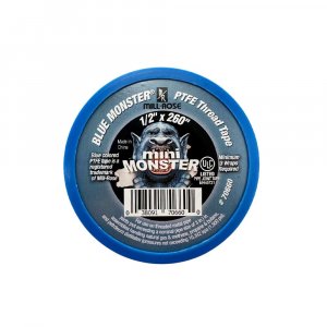 Millrose 70660 Monster Roll PTFE Thread Seal Tape, 1/2-Inch x 260-Inch, Blue