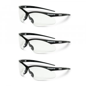 Jackson Safety 3-Pack SG Safety Glasses for Men & Women - ANSI Z87.1
