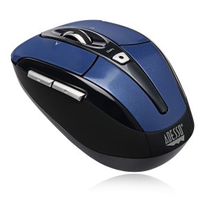 Adesso IMOUSE S60L iMouse S60 2.4 GHz Wireless Programmable Nano Mouse (Blue)