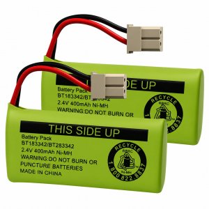 2-Pack Cerepros BT183342 BT283342 Battery Packs for VTech Cordless Phone