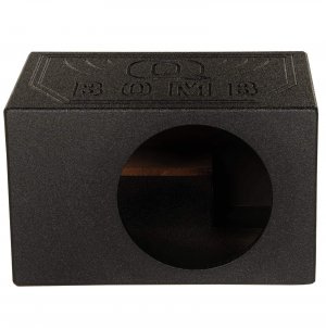 Qpower QBOMB10VLSINGLE Single 10" QBOMB Woofer box