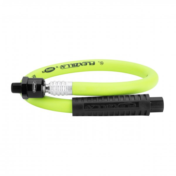 Flexzilla HFZ3802YW2B Whip Hose With Ball Swivel 3/8" X 2'