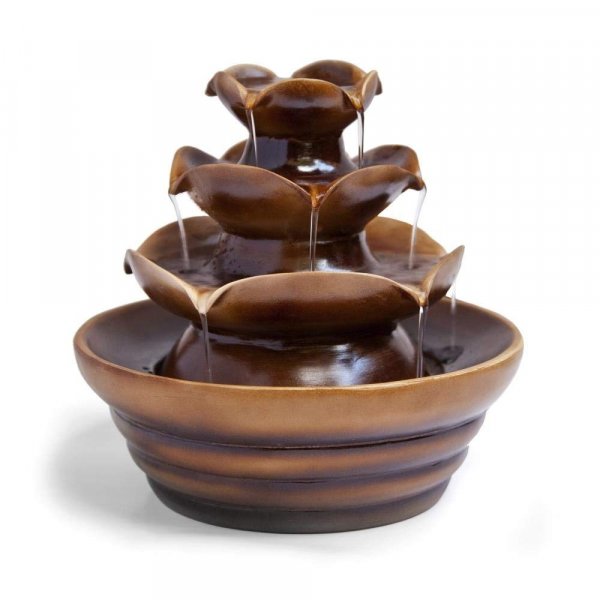 Serene Life SLTWF10 Water Fountain - Relaxing Tabletop Water Feature Decoration