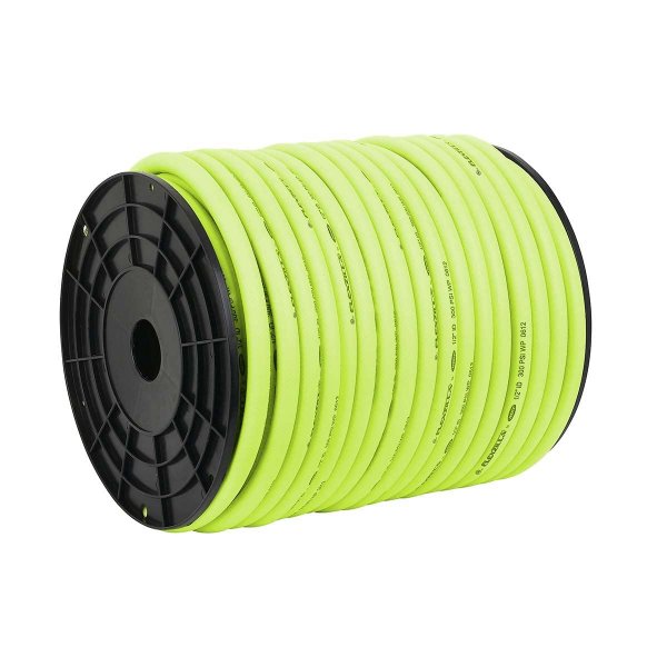 Flexzilla HFZ12250YW Pro Air Hose 1/2In X 250Ft Plastic Spool Zillagreen