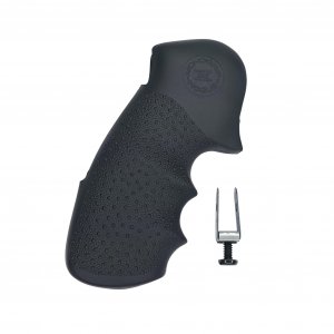 Hogue 25000 S&W N Frame Round Butt Rubber Monogrip Black