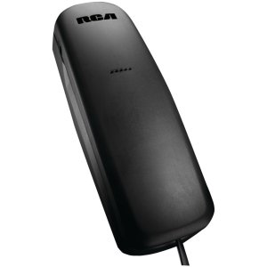RCA Consumer 1103-1BKGA Corded Slimline Telephone In Black