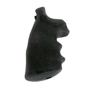 Hogue 25002 S&W N Frame Round Butt Conversion Style Rubber Monogrip Black