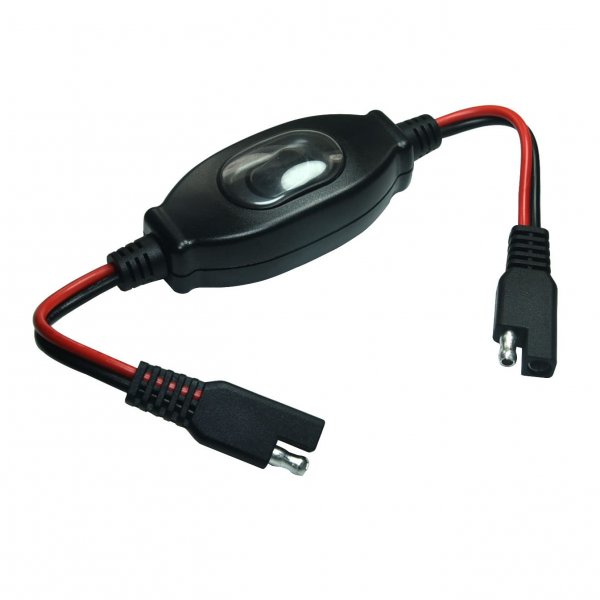 FILSHU SAE Extension Cable 16 AWG Wire Harness 12V-24V DC, 30cm/1ft