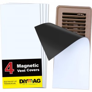 DIYMAG Magnetic Vent Covers-5.5" x 12",4 Pack Vents Cover