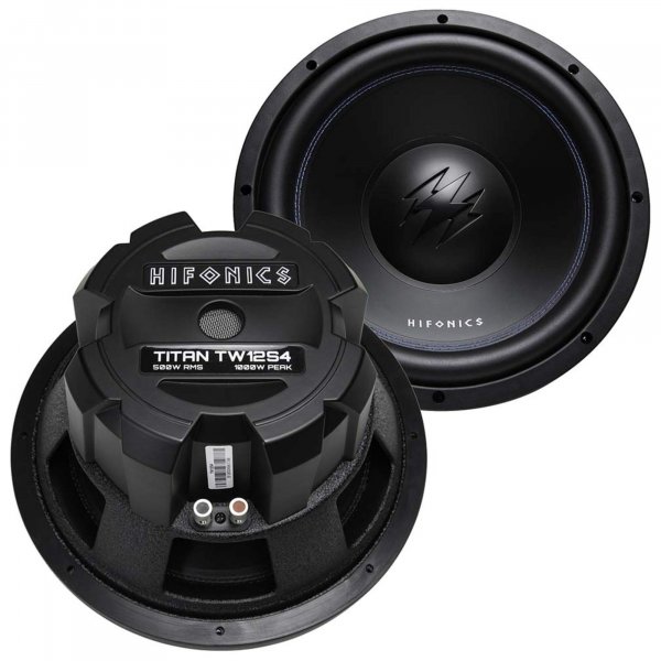 Hifonics TW12S4 Titan 12" Single Voice Coil 4 Ohm 500 Watts RMS 1000 Watts Peak