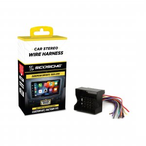 Scosche VW03B Compatible with Select 2002 and up Volkswagen Power/Speaker Connector / Wire Harness for Aftermarket Stereo Installation with Color Coded Wires
