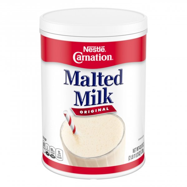 Carnation Malted Milk Shelf Stable, Baking Shakes and Sundaes, 2.72 lb Can