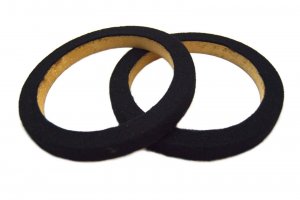 Nippon RING08CBK 8" Black Carpeted Speaker Ring pair
