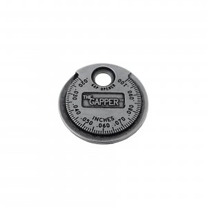 CTA Tools 3235 Spark Plug Gapper: Coin-Style Spark Plug Gap Tool, 0.020"–0.100" Measurement Range, Plated Steel, Quick-Check Reference Tool