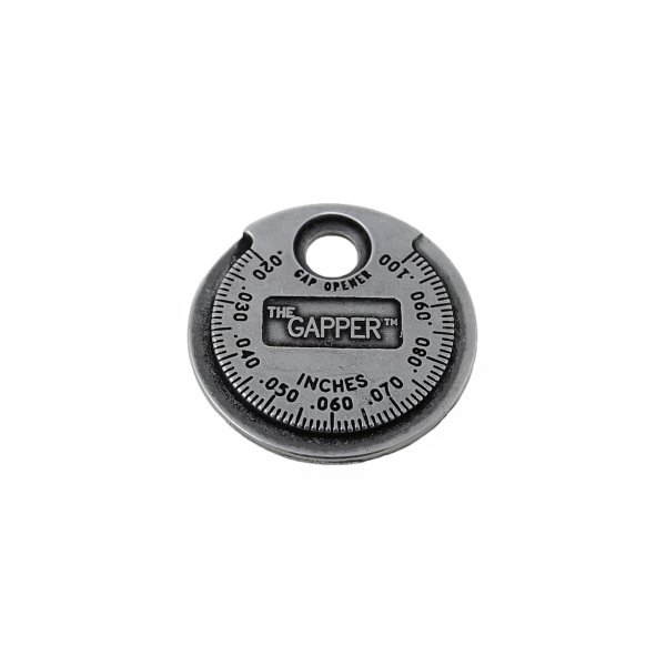 CTA Tools 3235 Spark Plug Gapper: Coin-Style Spark Plug Gap Tool, 0.020"–0.100" Measurement Range, Plated Steel, Quick-Check Reference Tool