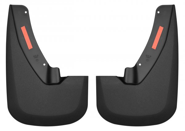 Husky Liners Custom Mud Guards | Fits 2009-2024 Dodge Ram 1500 (19-24 Classic Body) 2010-2018 Dodge Ram 2500/3500, w/OEM Fender Flares | Front, 2-pc Black - 58181