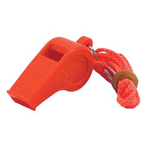 Shoreline Marine Basic Safety Whistle with Lanyard