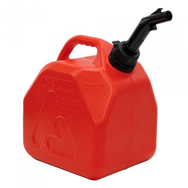 Gas Can 3 Gallon, Portable Fuel Container with Rotating Pour Spout, Carry Handle for Gasoline, Lawn Equipment, Garage and Outdoor Use 87256