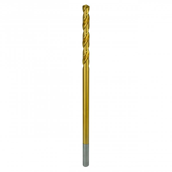 Greycore Tools 1/2 Inch x 12 Inch Cobalt Aircraft Extension Bit – M35 Cobalt Drill Bit, Industrial Titanium Coating – Drill Bits for Steel, Hard Metal, Cast Iron, Wood, Plastic (1/2" x 12")