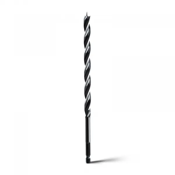 WOBLLMX 1/2"x 12" Auger Drill Bit for Soft and Hard Wood,Hex Shank