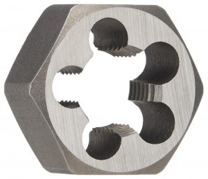 DRILL AMERICA DWTSMH27X15 m27 X 1.5 Carbon Steel Metric Hex Die
