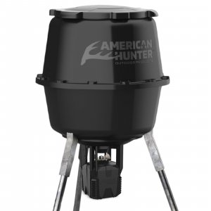 American Hunter 30 Gal Nesting Hopper | Hunting Durable Lightweight 3 Legged Game Feeder with XDE-Pro Automatic Delivery System