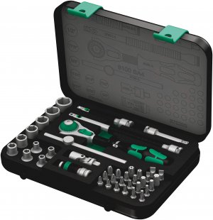 Wera 05003535001 SAE 1/4 Drive Speed Ratchet Set (41-Piece Set)