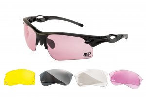 M&P 110175 Harrier Shooting Glasses 4-Interchangeable Lenses