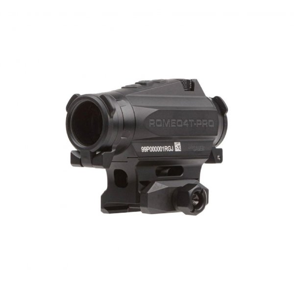 Sig Sauer ROMEO4T-PRO 1x20mm Red Dot Sight - Red Quad Ballistic Circle Dot Reticle, 0.5 MOA, Black