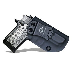POLE.CRAFT P938 Holster, Kydex IWB Holster Fit: Sig Sauer P938 Pistol Case￨Inside Waistband Concealed Carry Holster￨Sig P938 Gun Accessories (Black, Right Hand Draw)