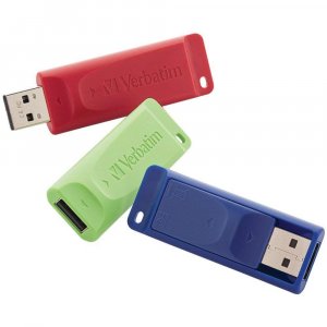 Verbatim 98703 8GB Store 'n' Go USB Flash Drives, 3 pk