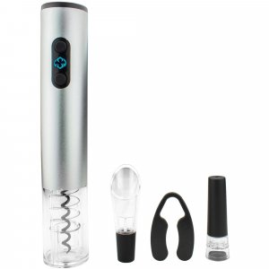 Brentwood Appliances WA-2001S Electric Wine Bottle Opener w/Cutter, Stopper & Pourer