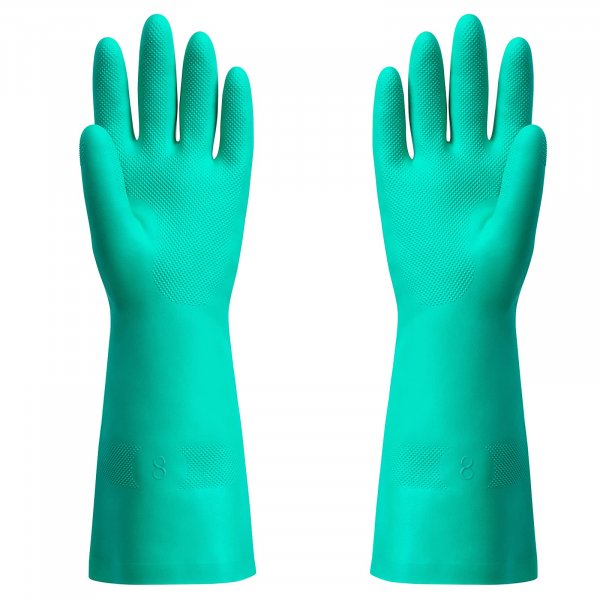 ThxToms Chemical Resistant Nitrile Gloves, Latex Rubber Free, 1 Pair, M