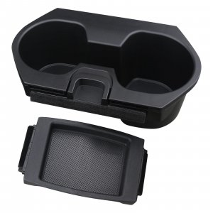 Civic Cup Holder Insert & Coin Holder Tray for Center Console Compatible with 10th Gen Civic Lx Ex Si Accessories Coupe Sedan Hatchback Sport 2016-2020 83446-TBA-A01ZA