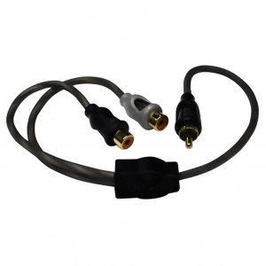 American Bass SQ1M2F Y RCA Cable 1 male to 2 female