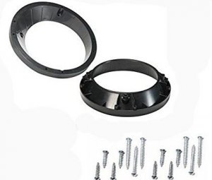 Custom Install Parts Speaker Adapter Rings, Pair, 5.25 to 6.5-Inch