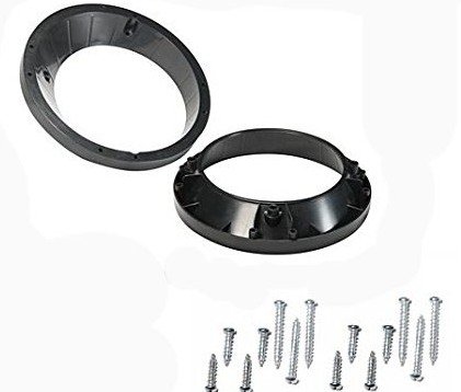Custom Install Parts Speaker Adapter Rings, Pair, 5.25 to 6.5-Inch