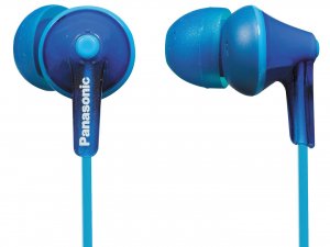 Panasonic RP-HJE125-A HJE125 ErgoFit In-Ear Earbuds (Blue)