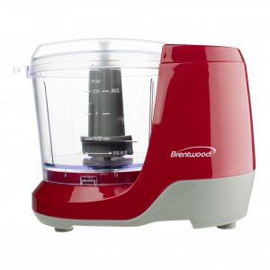 Brentwood Appliances MC-109R 1.5-Cup Mini Food Chopper (Red)