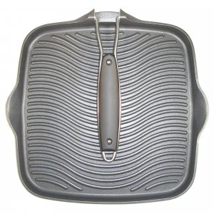 Starfrit 30036006SPEC 10" x 10" Grill Pan with Foldable Handle