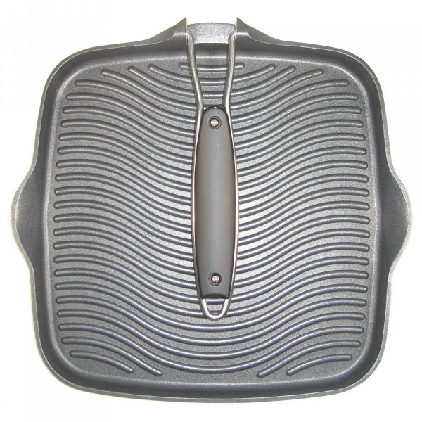 Starfrit 30036006SPEC 10" x 10" Grill Pan with Foldable Handle