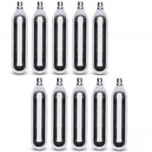Byrna 12 Gram CO2 + Oiler Cartridges | 10 Count Pack | for Byrna LE/CLXL/HDXL/SDXL and TCR - (9 CO2 + 1 Oiler Cylinders)