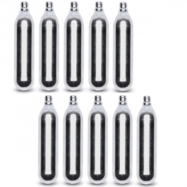 Byrna 12 Gram CO2 + Oiler Cartridges | 10 Count Pack | for Byrna LE/CLXL/HDXL/SDXL and TCR - (9 CO2 + 1 Oiler Cylinders)