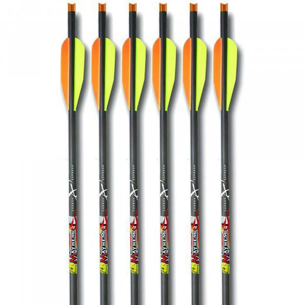 Carbon Express 52133 Mayhem 22 In Crossbolt Moon Nock 6 Pk