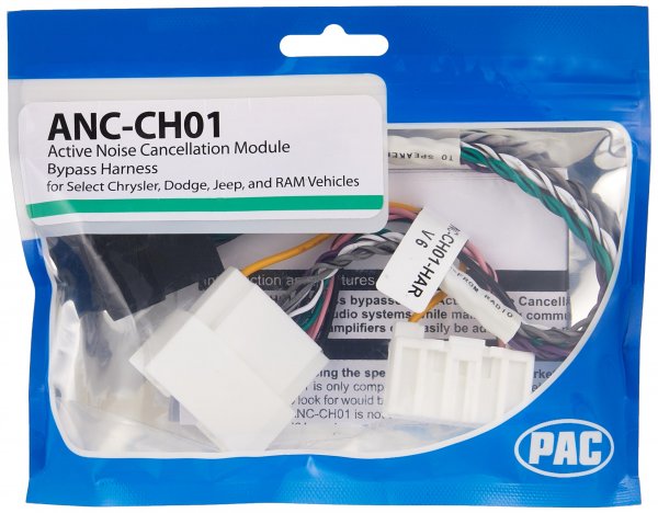 PAC ANC-CH01 Factory ANC Module Bypass Harness for Select Chrysler Jeep RAM