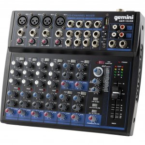 Gemini GEM-12USB Compact 12-Channel Bluetooth Mixer