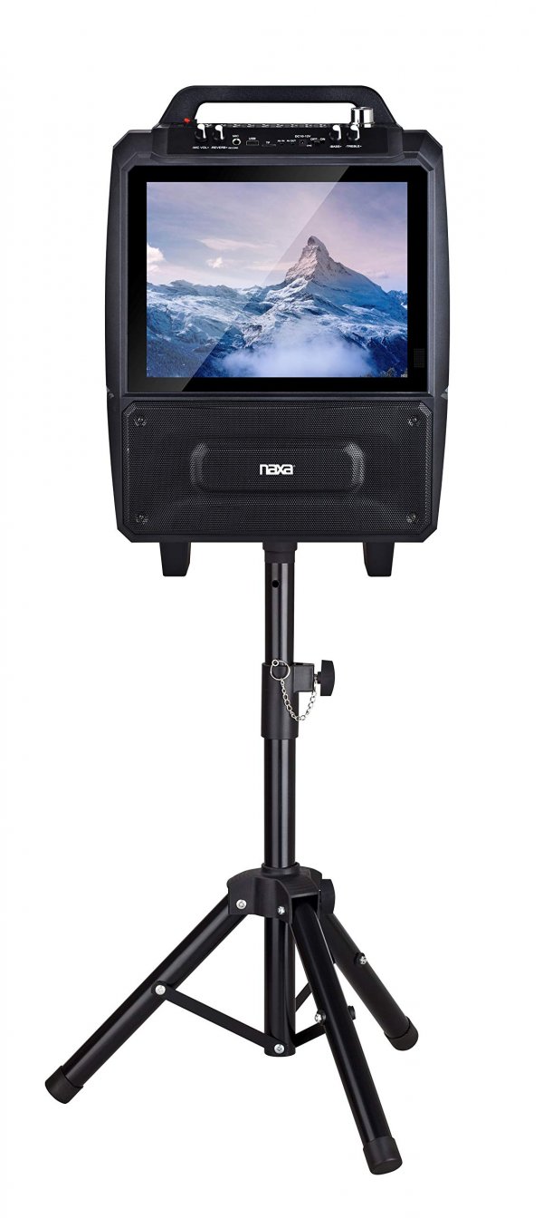Naxa NDS-9000 Portable Bluetooth Speaker System w/14" LED Video Screen