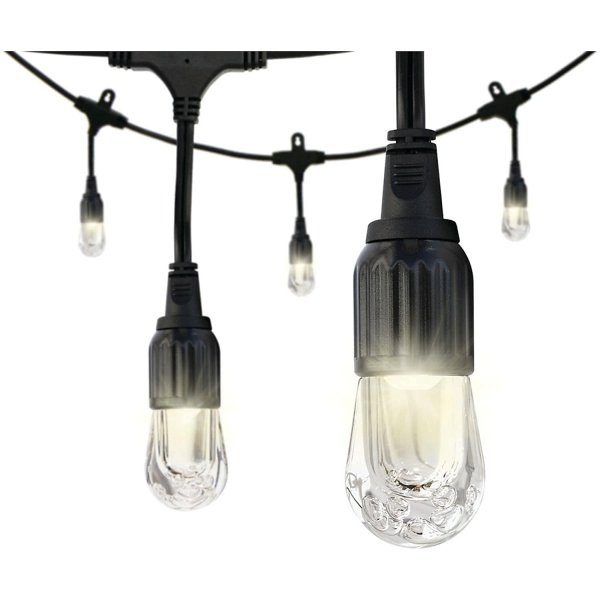 Enbrighten 33307 Classic LED Café Lights (18ft; 9 Acrylic Bulbs)