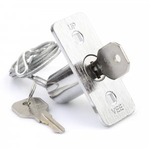 GENIE 37374R Universal Garage Door Emergency Release Kit Keyed Garage Door Lock
