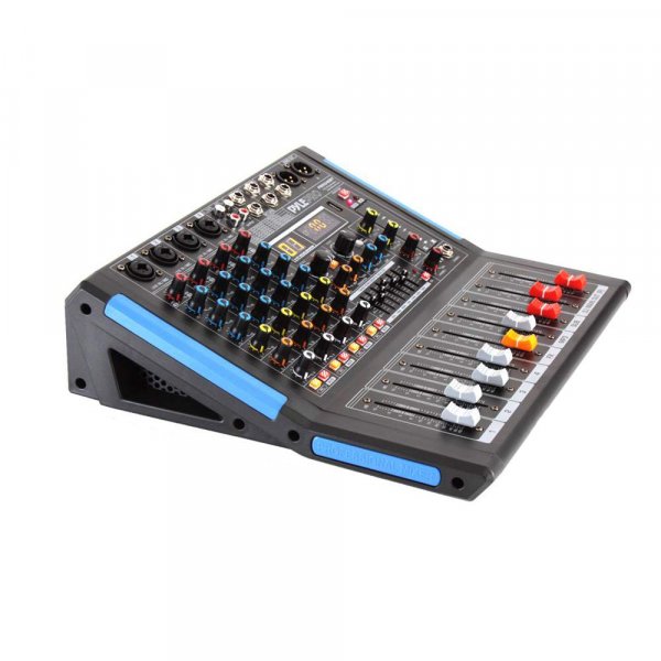 Pyle PMXU46BT 4-Channel Bluetooth Studio Pro Audio DJ Mixer